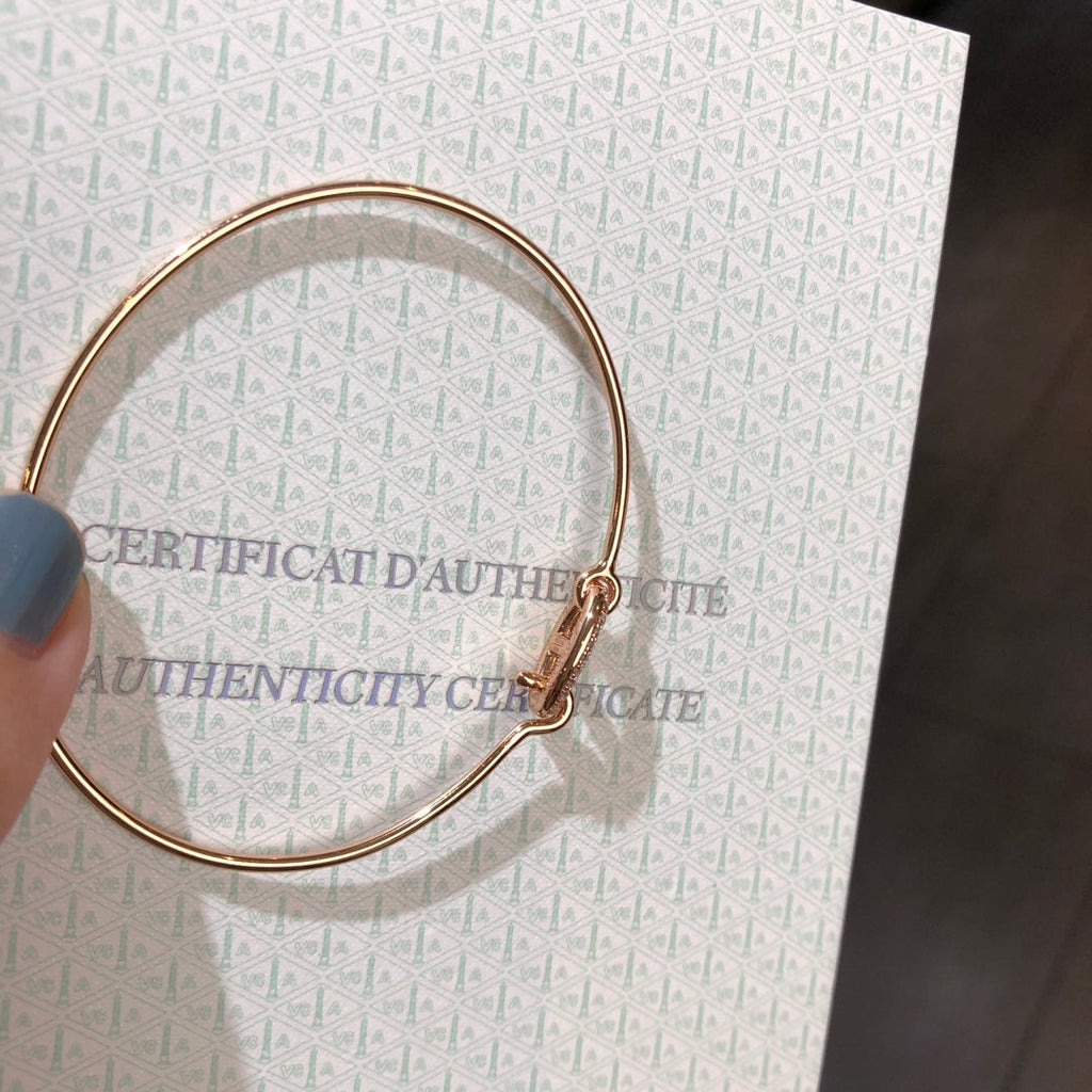 HERMES CHAINE BRACELET DIAMOND
