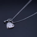 TIFFANY KEY AND HEART SILVER NECKLACE