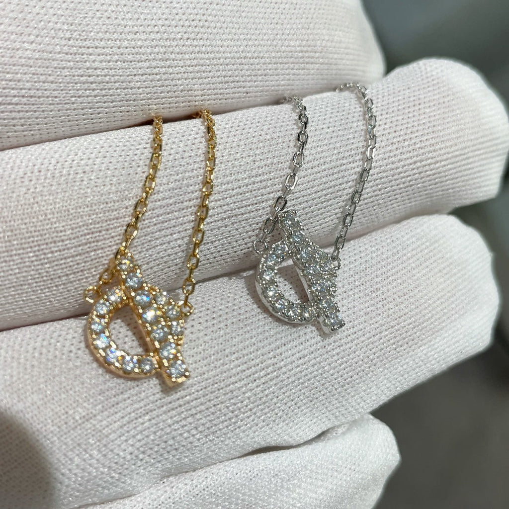 HERMES ECHAPEE NECKLACE DIAMOND