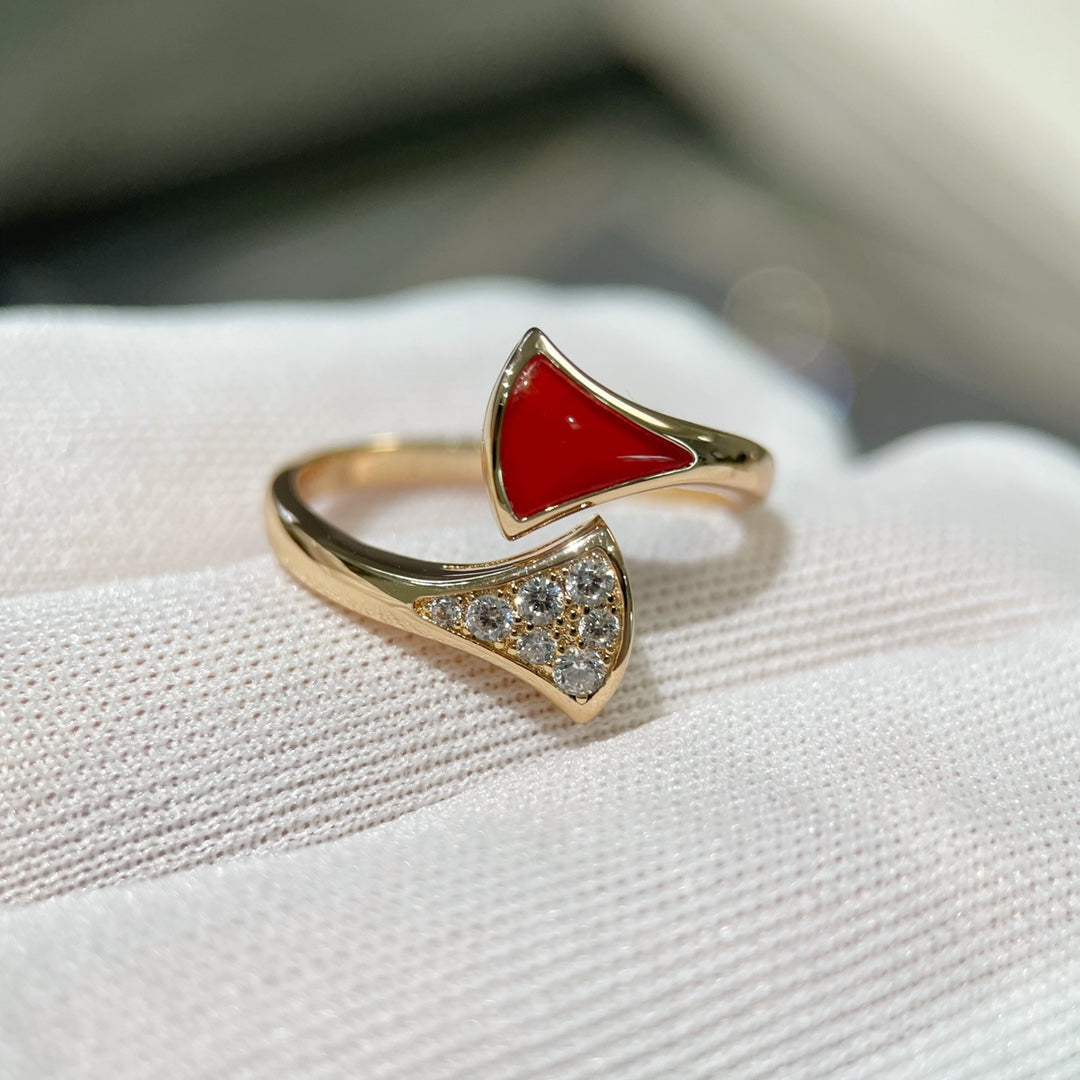 BVLGARI DREAM RING PINK GOLD DIAMOND
