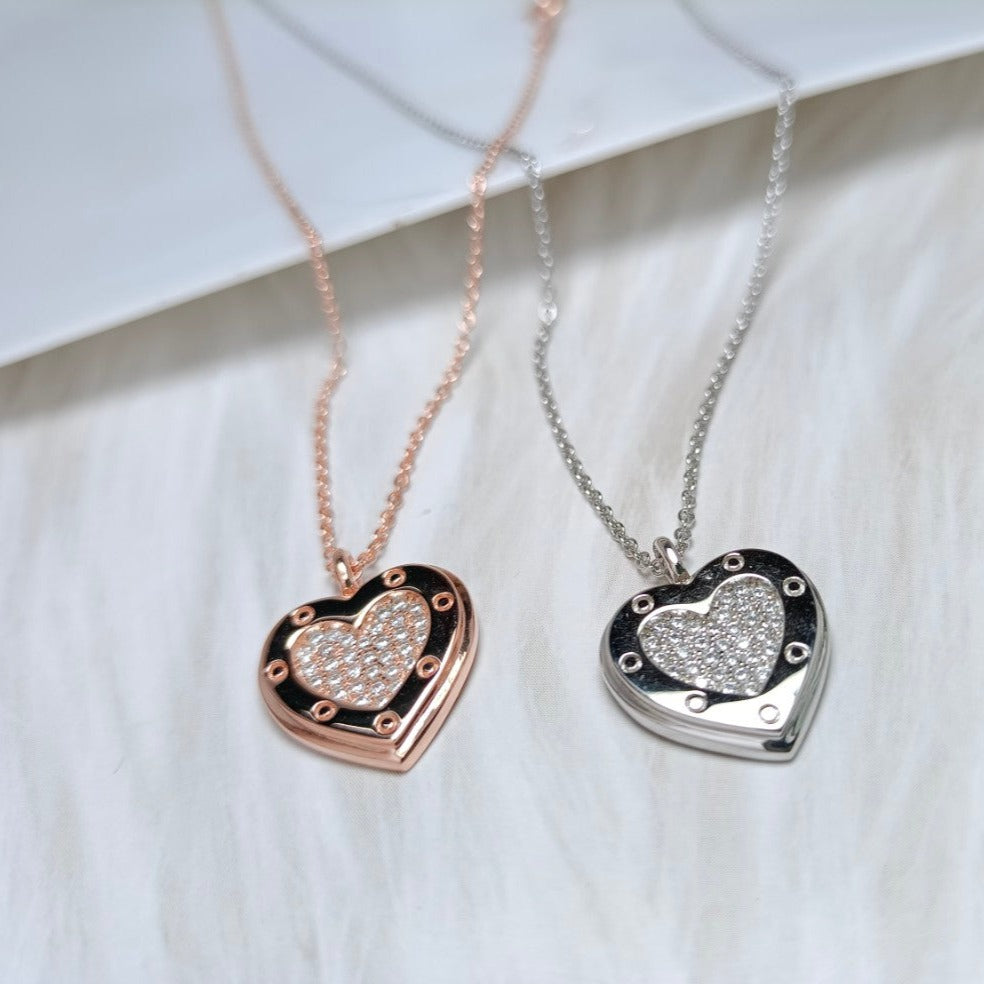 TIFFANY HEART DIAMONDS PEDANT NECKLACE