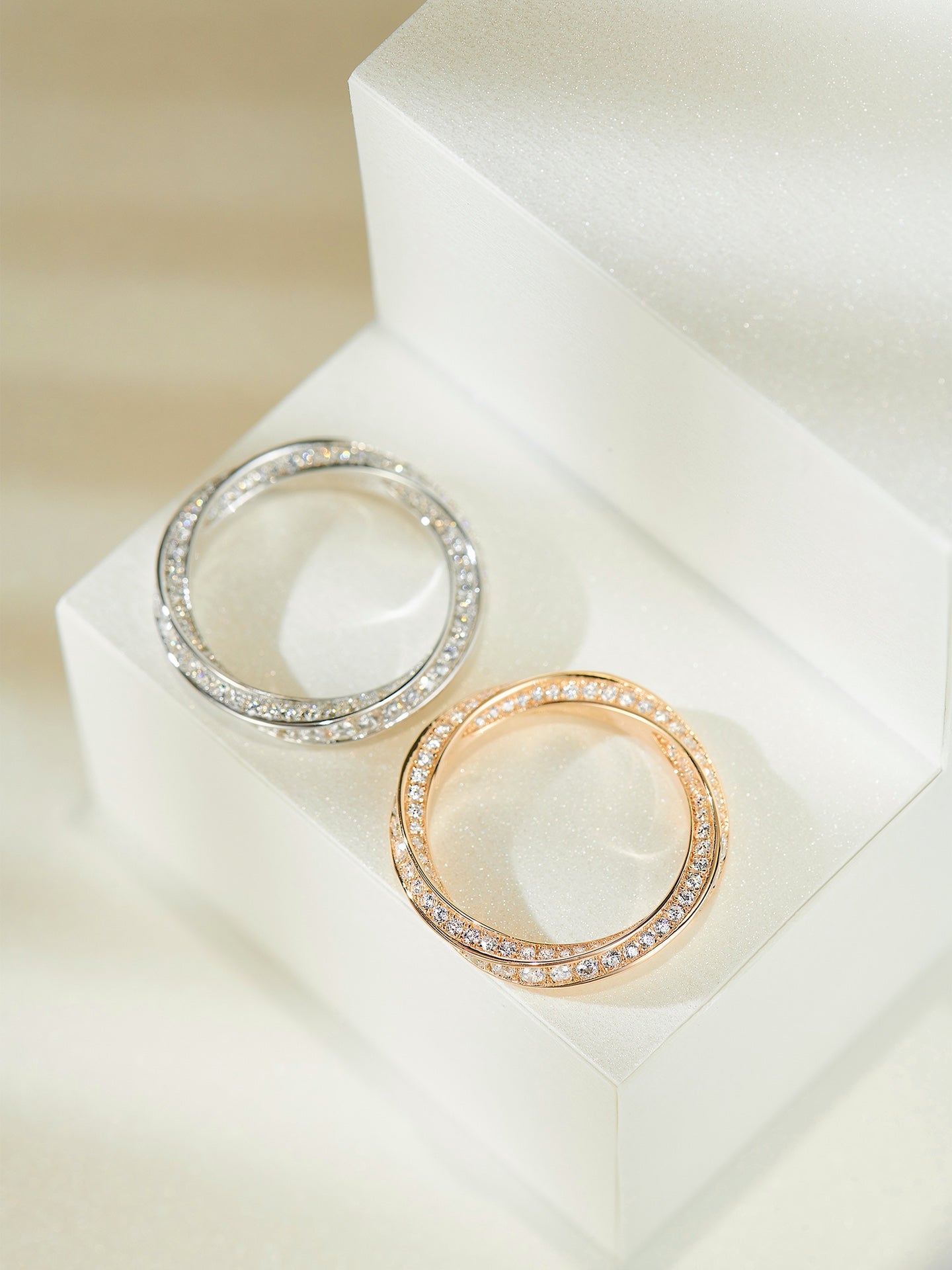 TIFFANY SPIRAL DIAMOND RING
