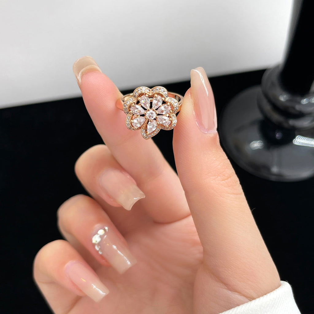 CHOPARD PRECIOUS PINK GOLD DIAMOND RING