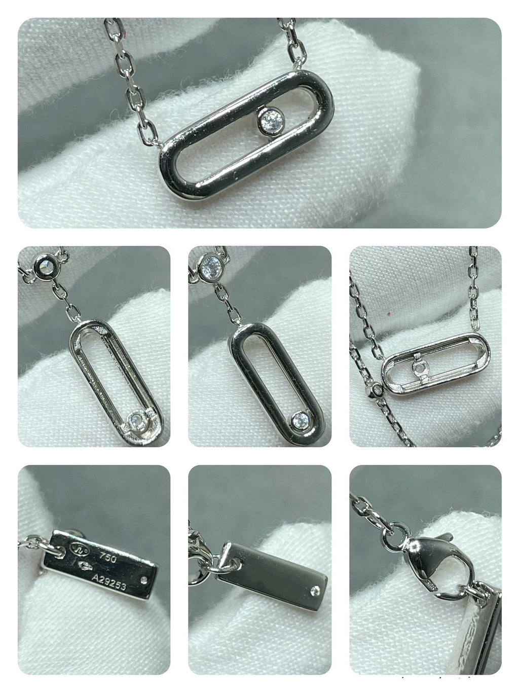 MESSIKA MOVE UNO 2 ROW DIAMOND NECKLACE