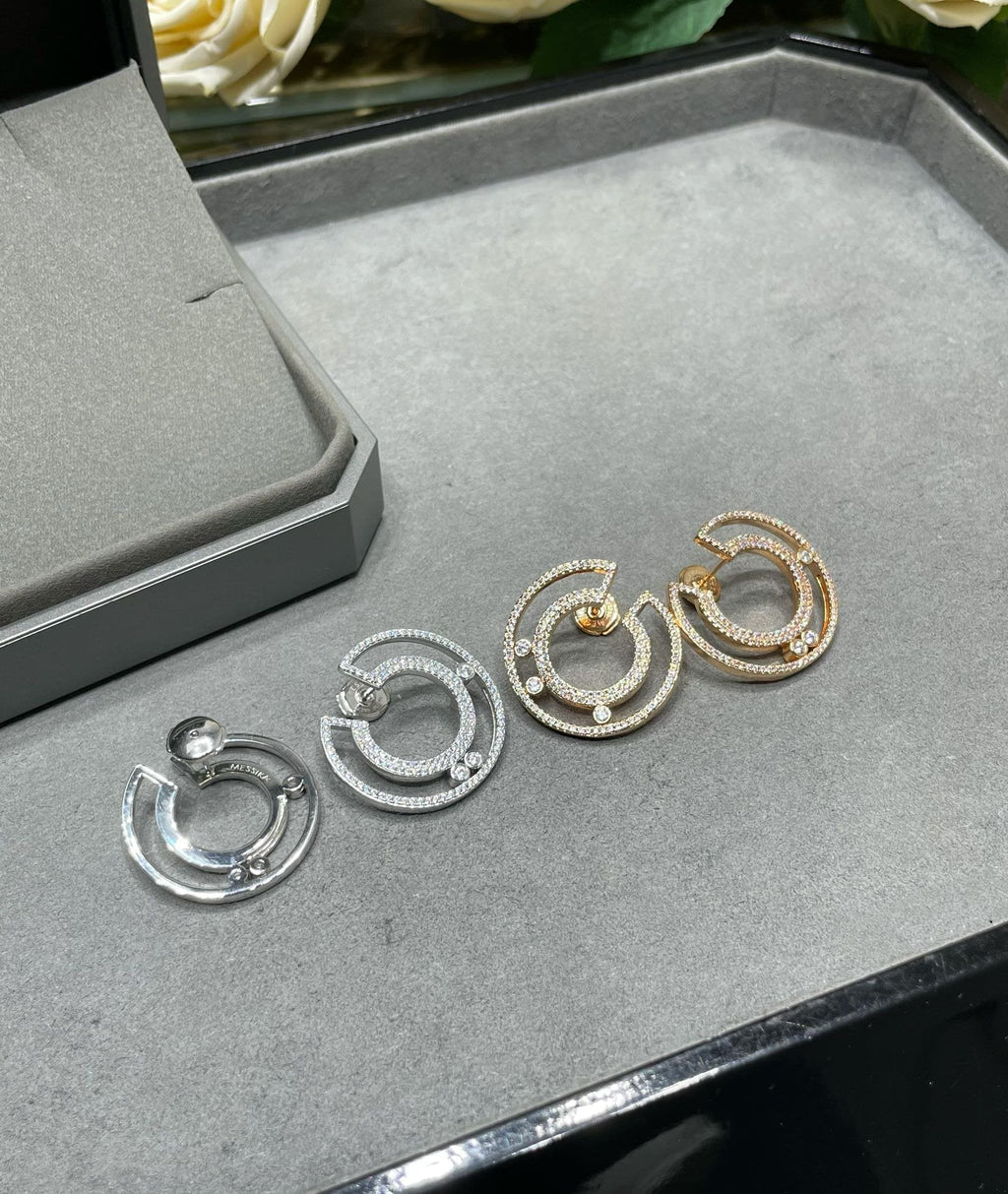 MESSIKA MOVE ROMANE HOOP EARRINGS