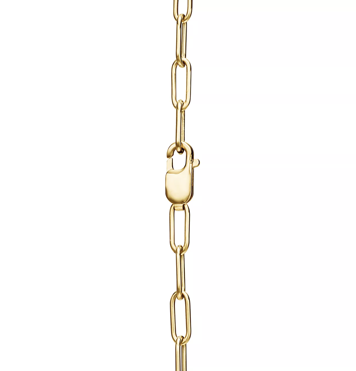 TIFFANY LOCK NECKLACE GOLD