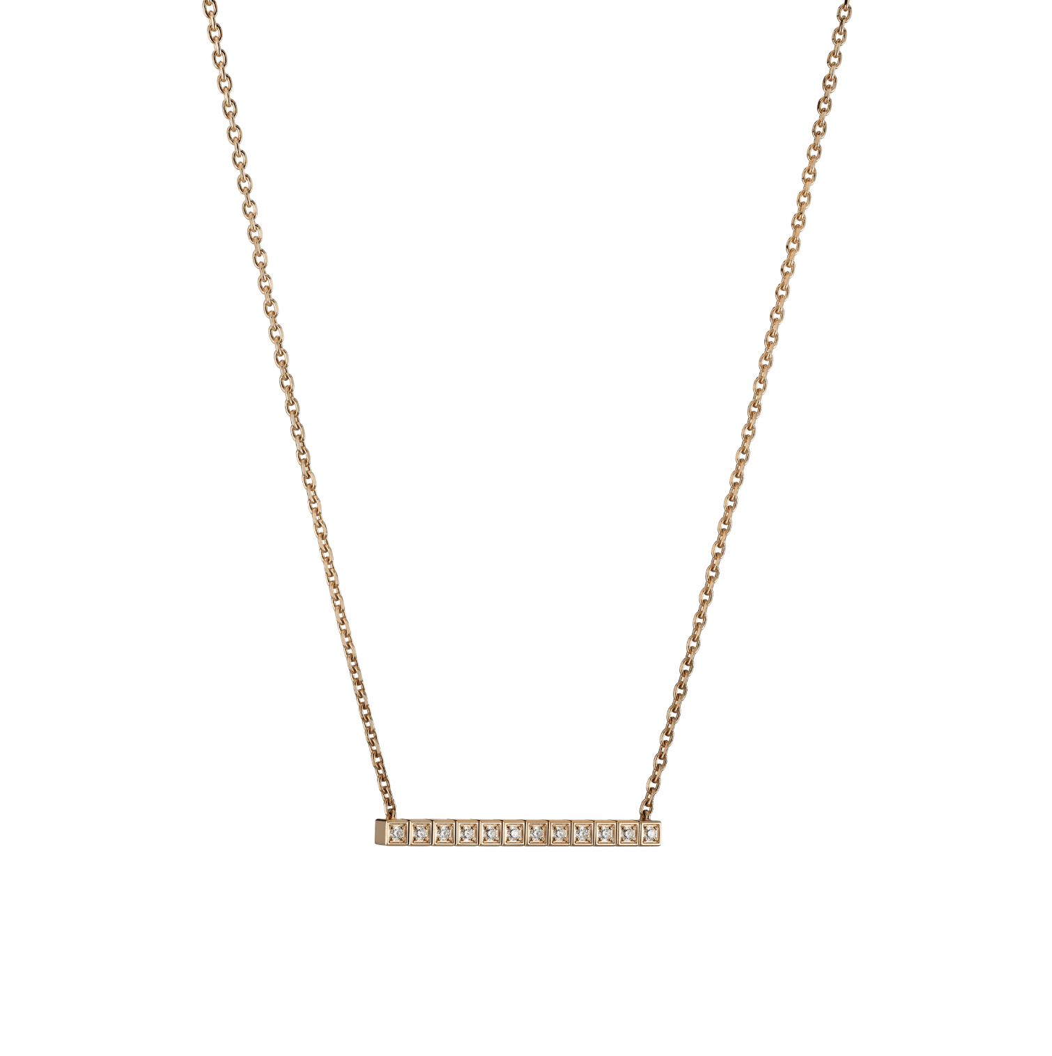CHOPARD ICE CUBE FULL-SET DIAMONDS NECKLACE