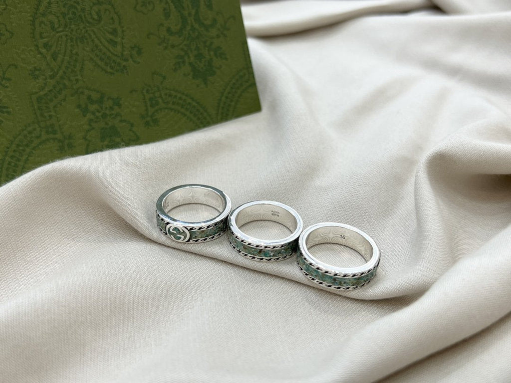 GUCCI GG  INTERLOCKING G RING