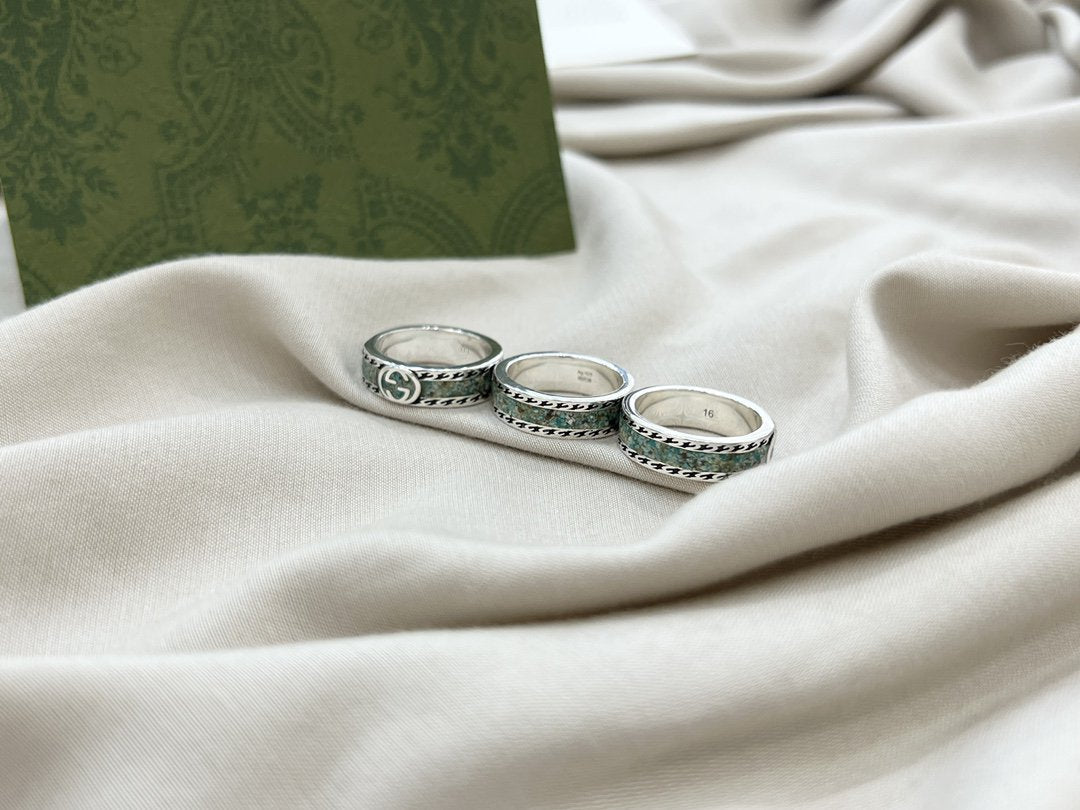 GUCCI GG  INTERLOCKING G RING