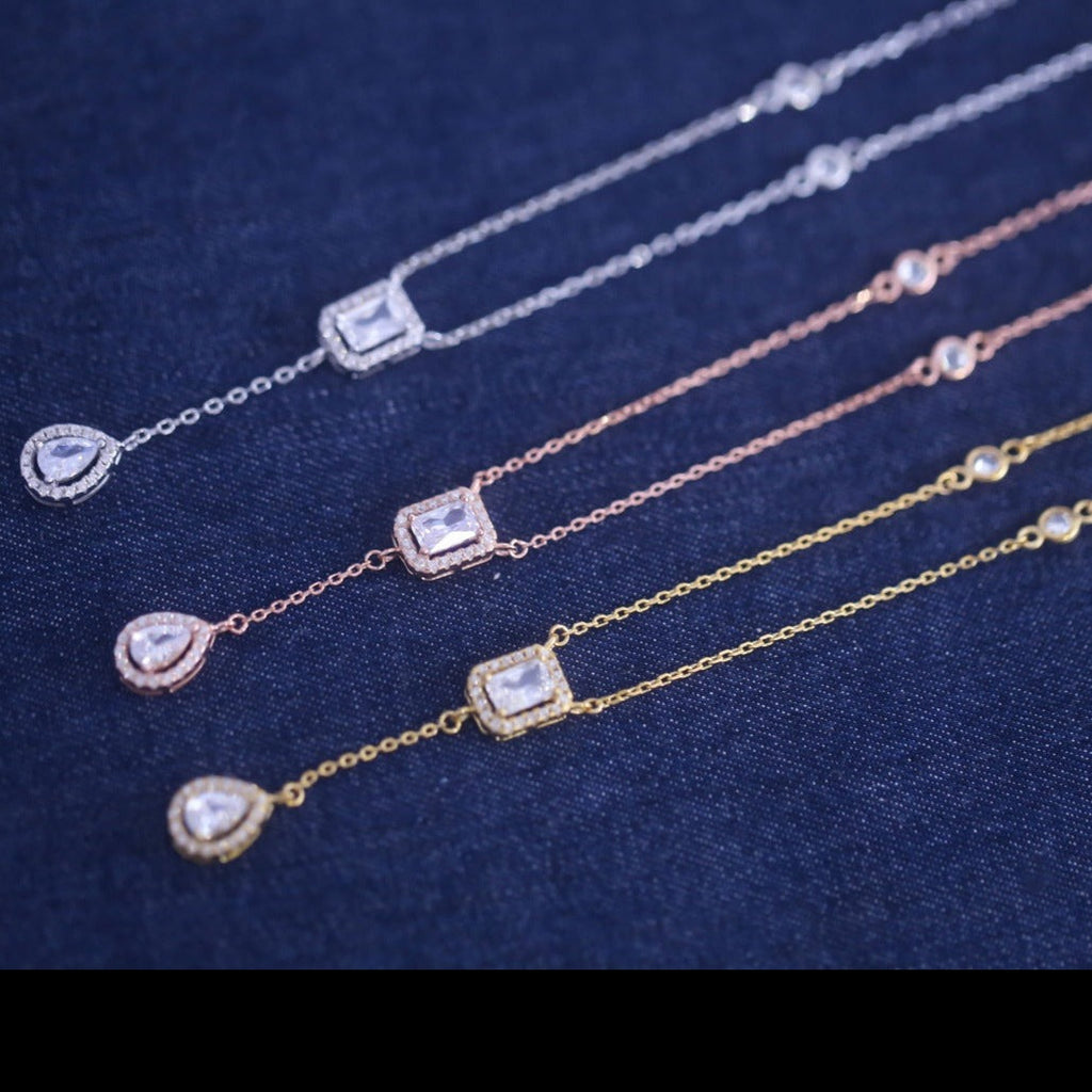MESSIKA MY TWIN CRACATE DIAMOND NECKLACE