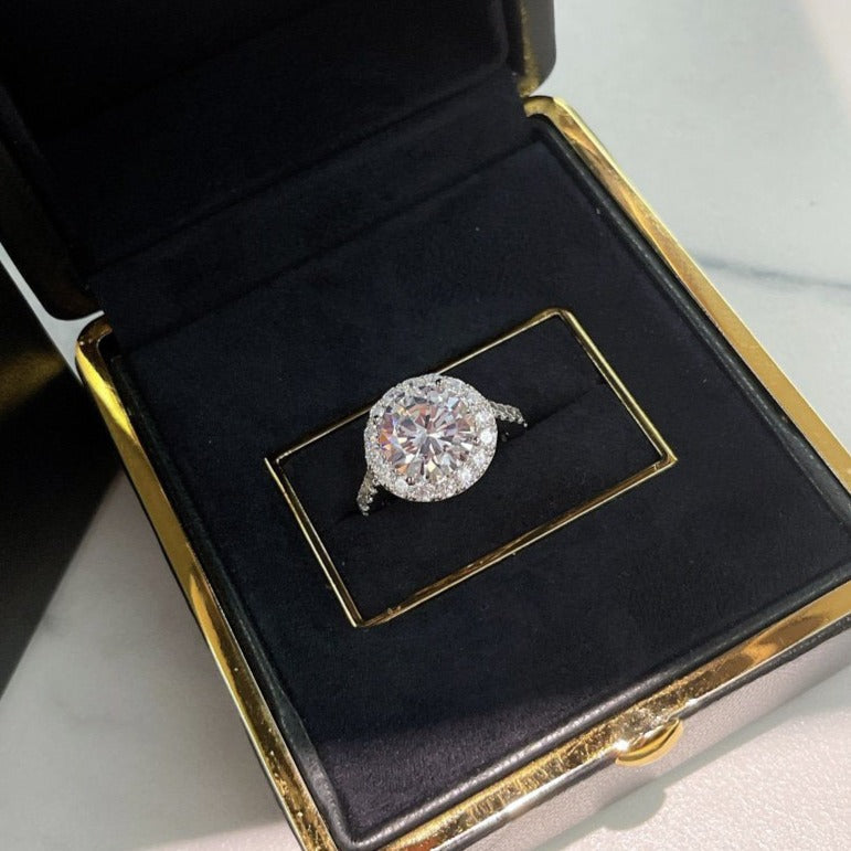 GRAFF GRA BAND SILVER DIAMOND PAVED RING