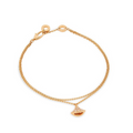 BVLGARI DREAM 1 MOTIF DIAMOND DOUBLE CHAIN BRACELET