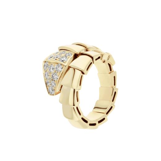 BVLGARI SERPENTI RING GOLD DIAMOND