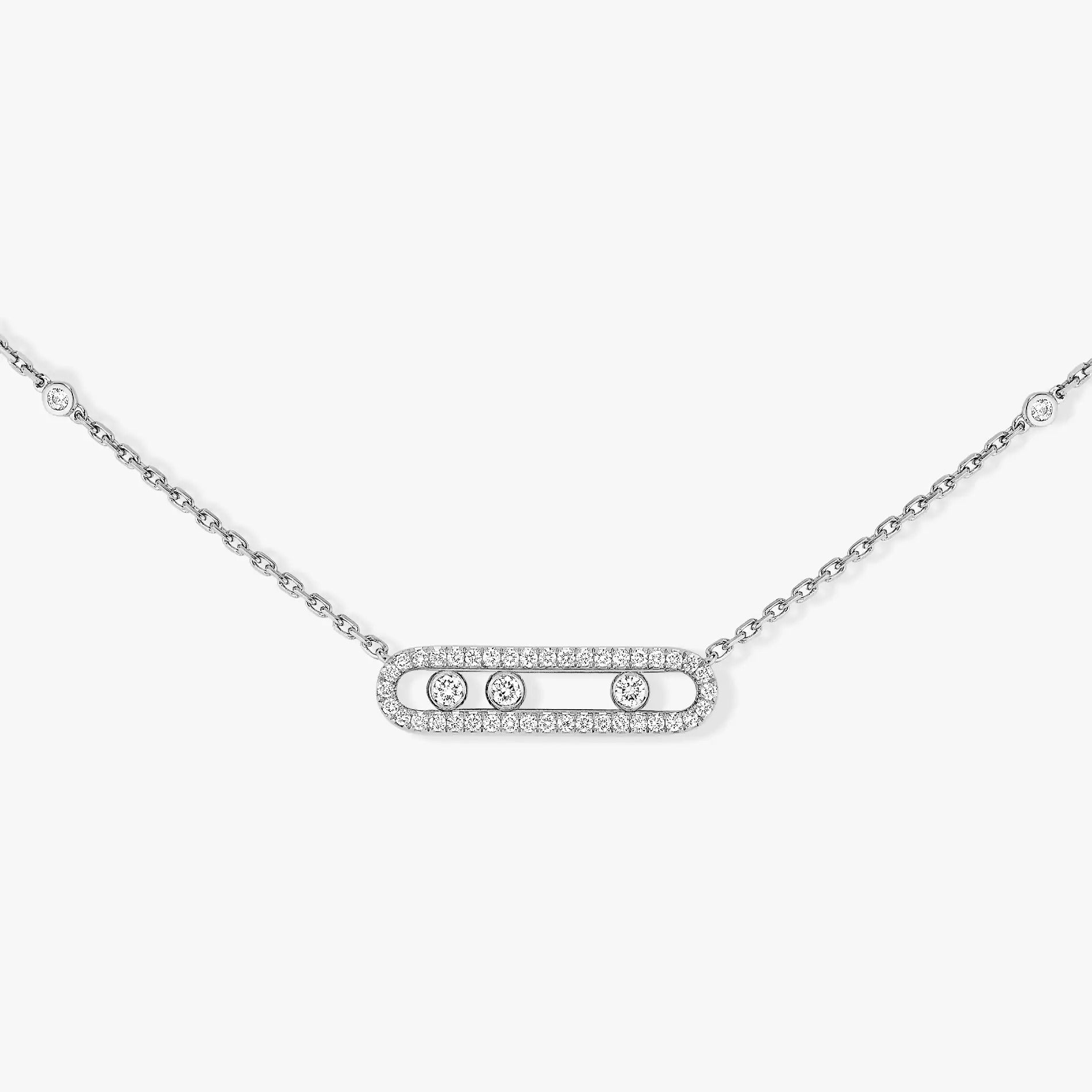 MESSIKA MOVE DIAMOND PAVED NECKLACE