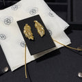 Chanel 2026 Large Gold Wheat Earrings