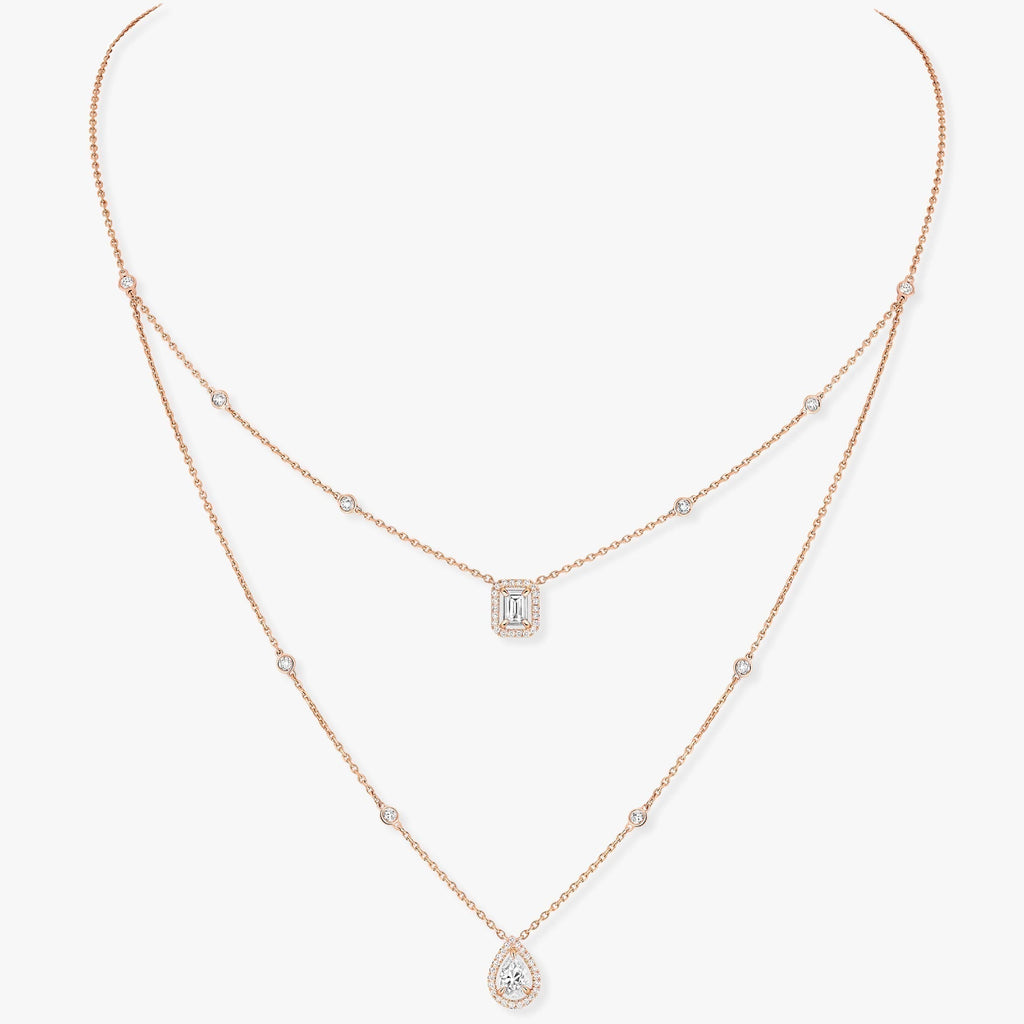 MESSIKA MY TWIN 2 ROW DIAMOND NECKLACE