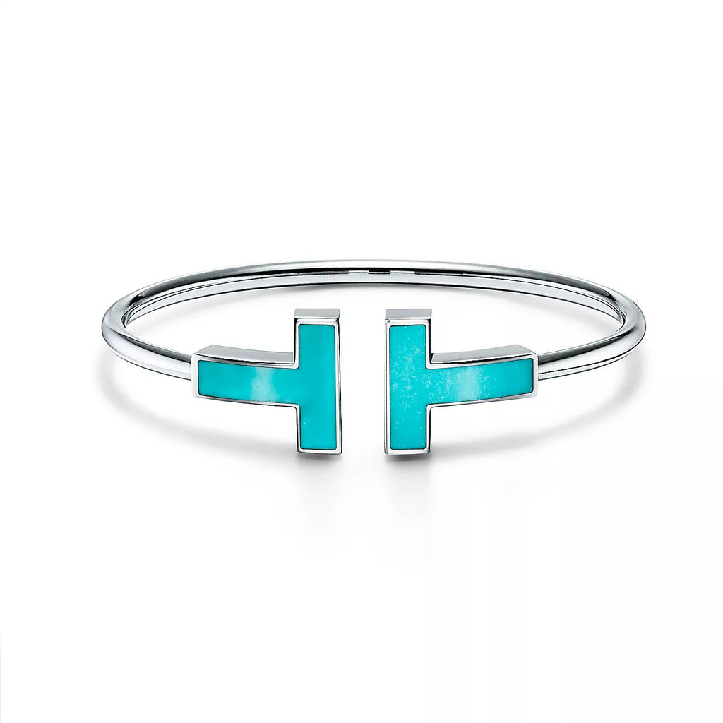 TIFFANY T BRACELET 1.8MM TURQUOISE