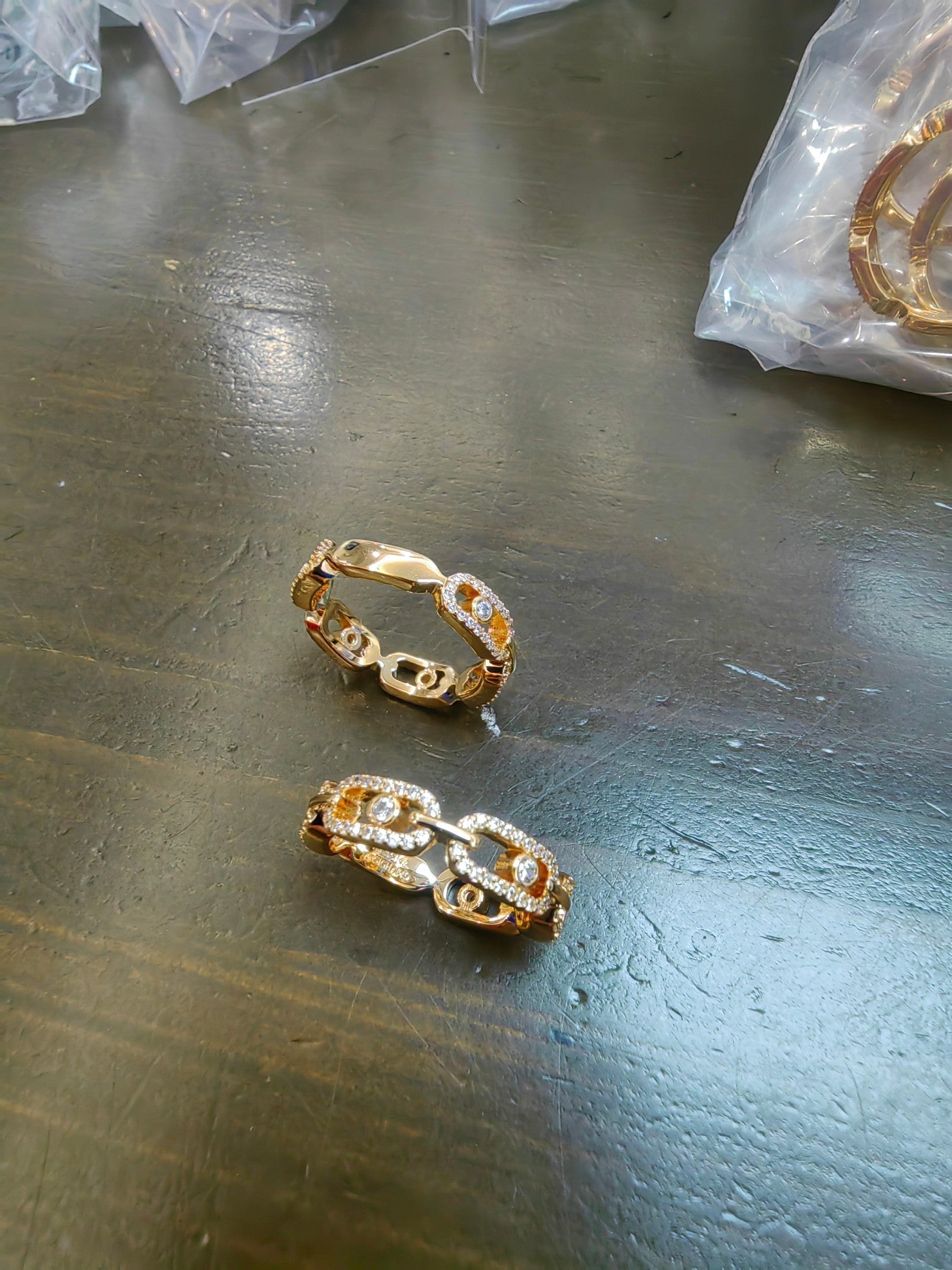 MESSIKA MOVE LINK PAVED DIAMOND RING